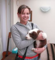 Louise leaving home with Shep